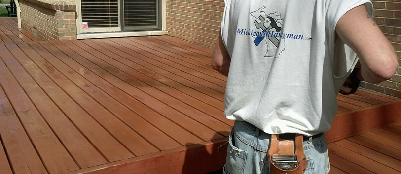 Deck Staining Waterproofing